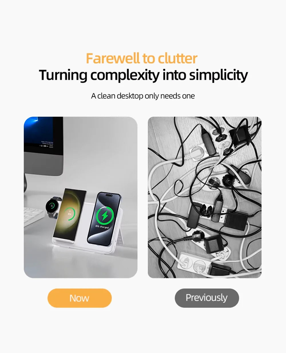 4-in-1 Wireless Charging Station Pad