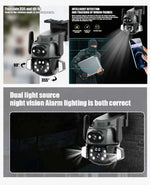 360° Home Security Wi-fi DUAL Smart CCTV Camera