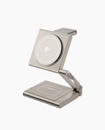 4-In-1Foldable Qi2-Certified Magsafe-Compatible Wireless Charger ( Titanium Gold )