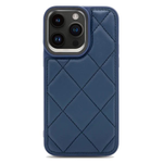 Quilted Leather Back Case - Blue