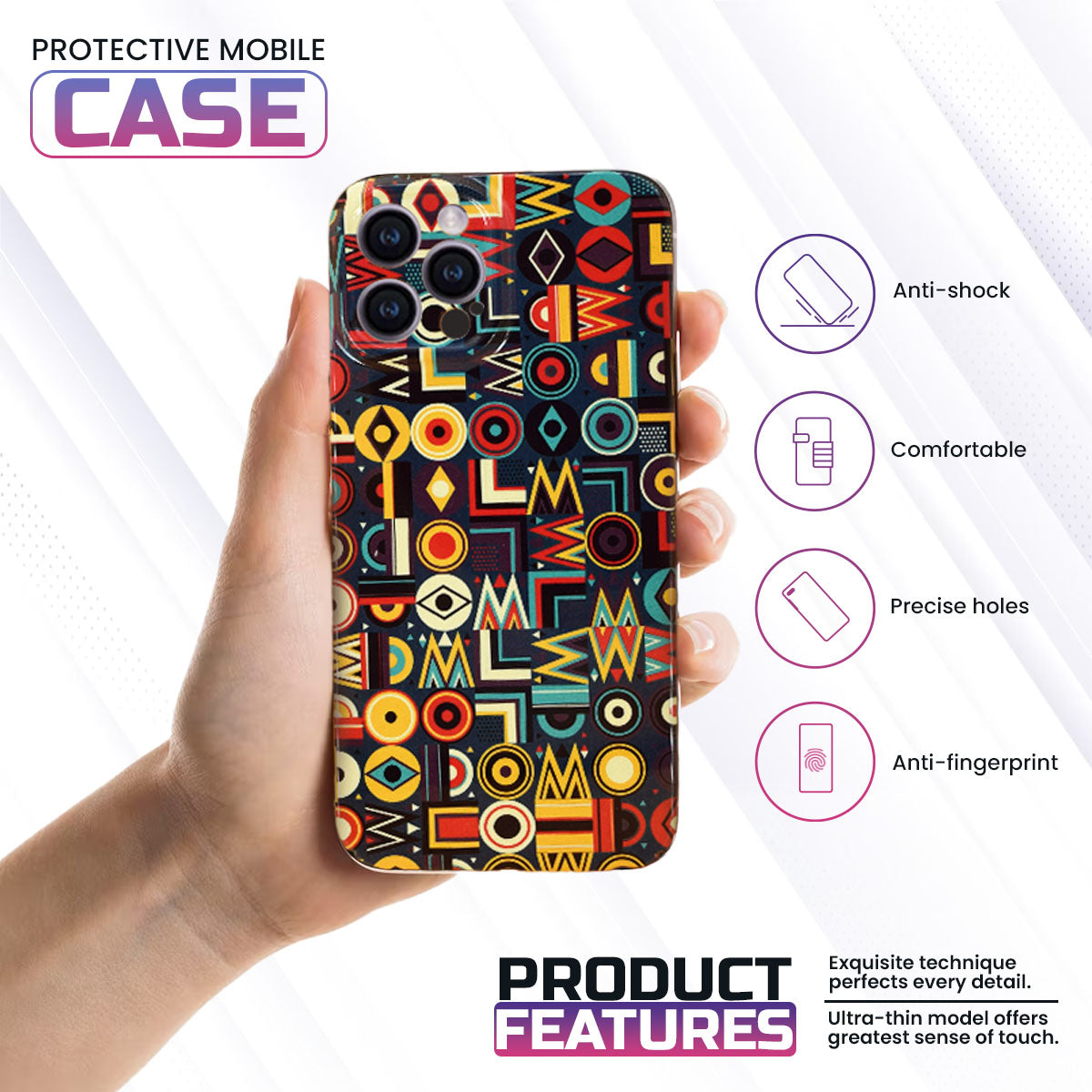 iPhone Multidesign Printed Case