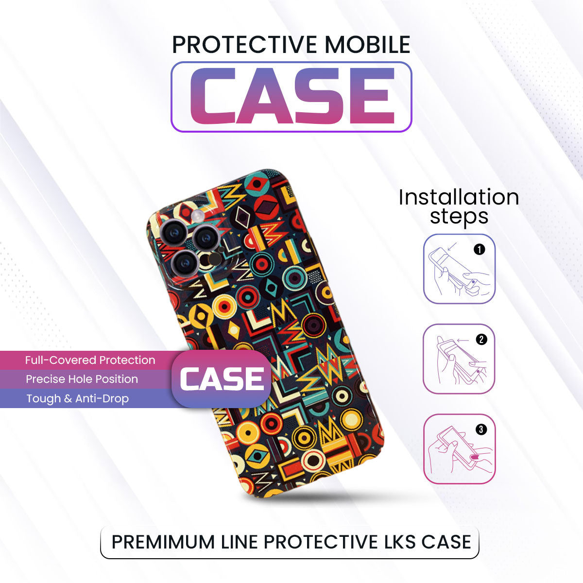 iPhone Multidesign Printed Case