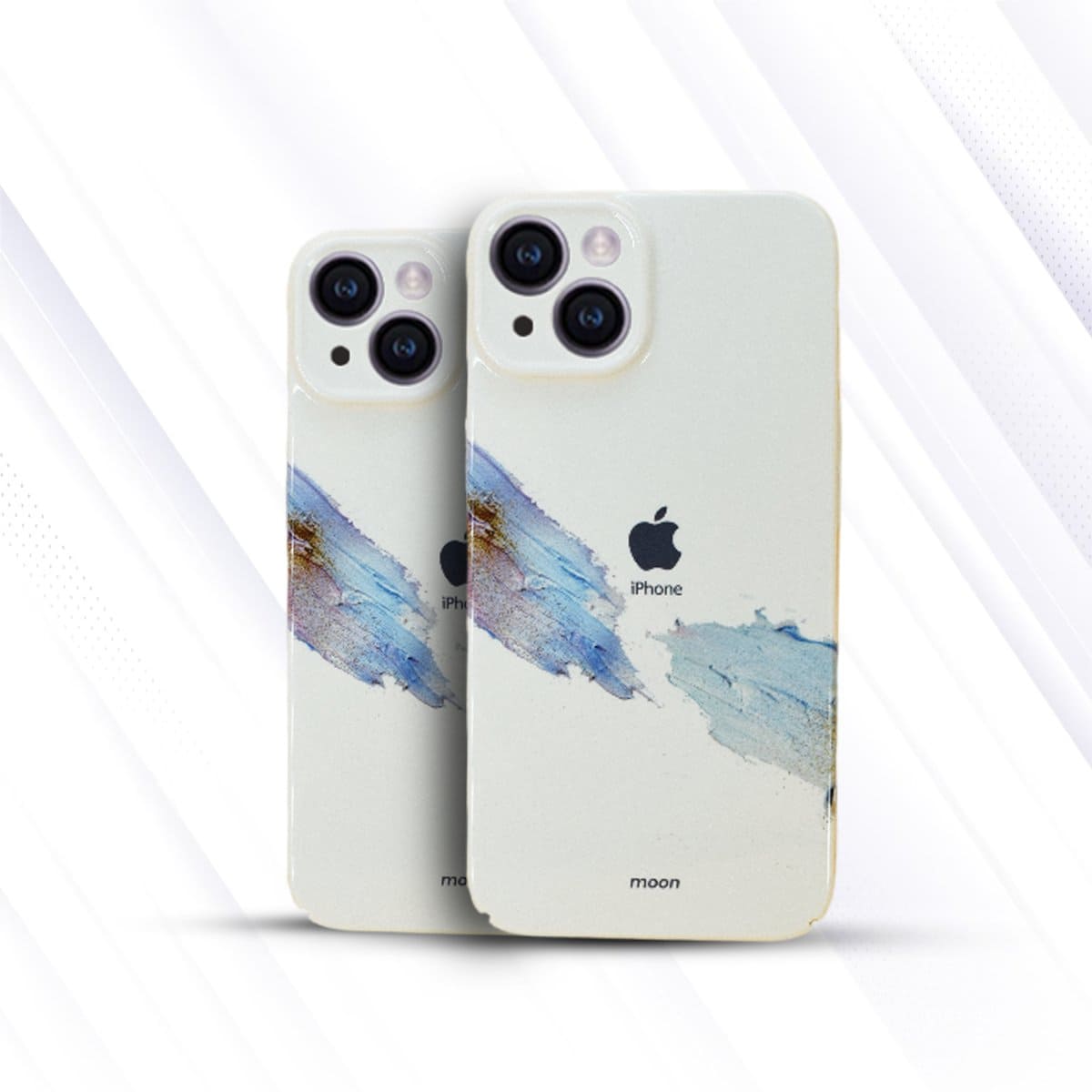 iPhone Apple Moon Printed Case