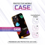 iPhone Happy Heart Printed Case