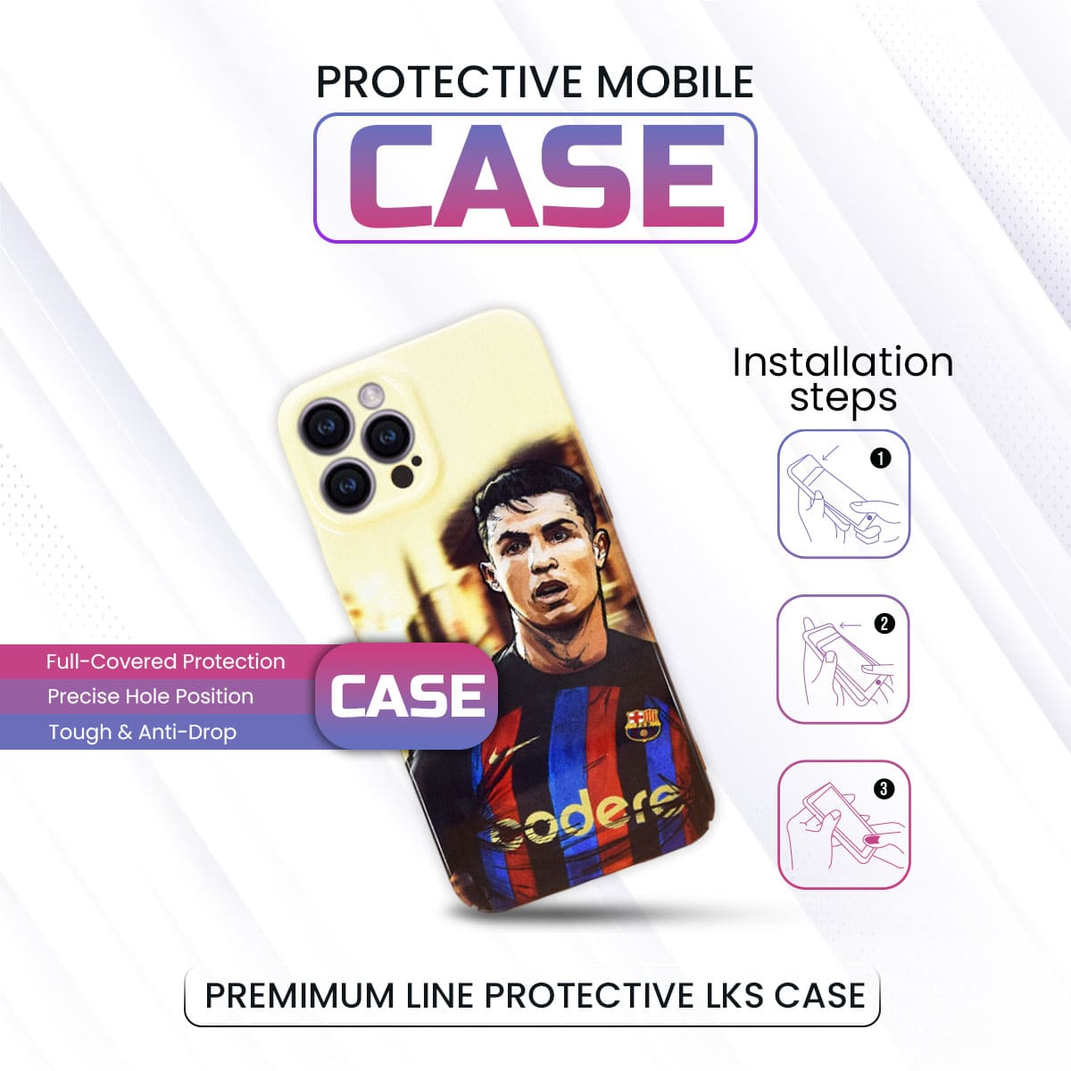 iPhone Ronaldo Printed Case