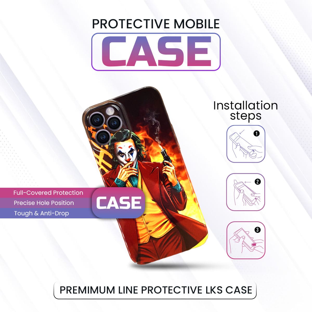 iPhone Joker Printed Case