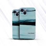iPhone Green Marble Printed Case