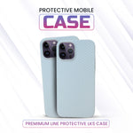 iPhone Carbon Cover - Sky Blue
