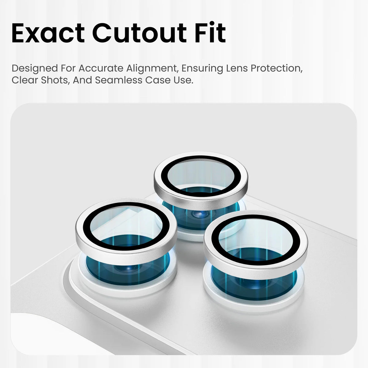 IceGuard Lens Protector for - White 17 Pro Max