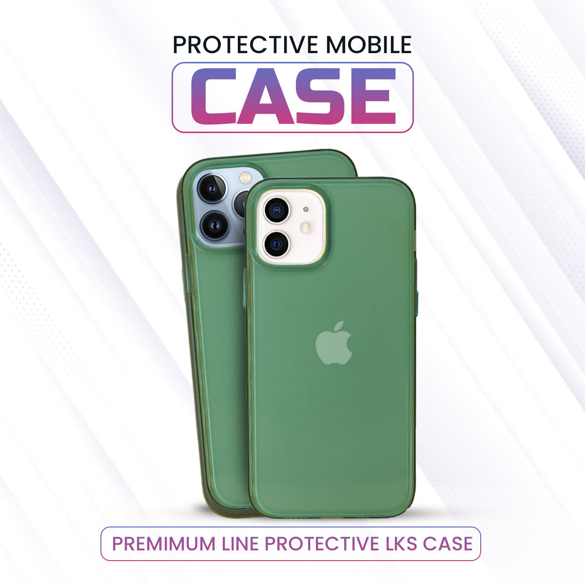 iPhone 12 - Translucent Cover- Green
