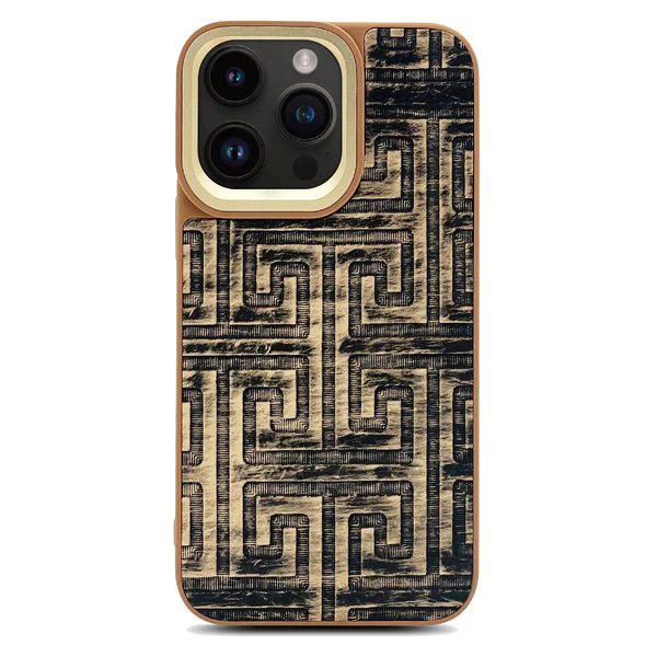 Maze-2Back Case - Gold