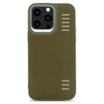 Digit leather Back Case - Green