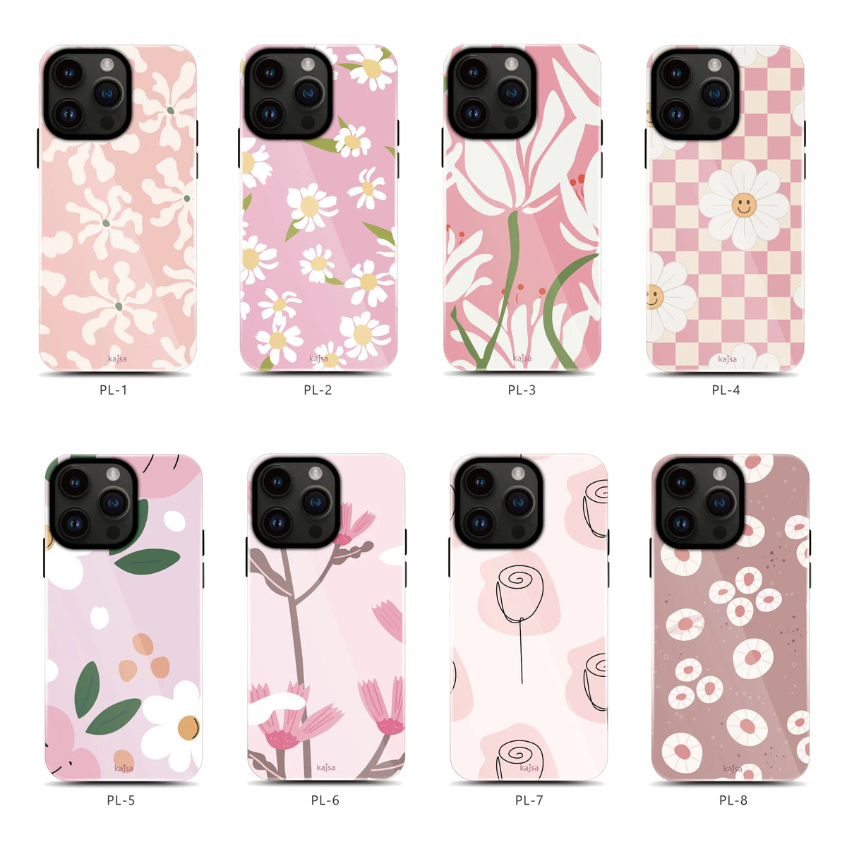 Floral Collection Pink Lady Back Case - PL1