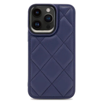 Quilted Leather Back Case - Purple
