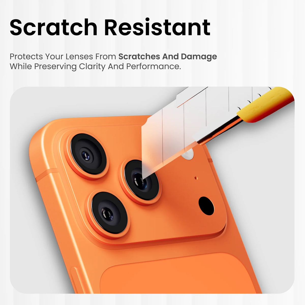 IceGuard Lens Protector for - Orange 17 Pro