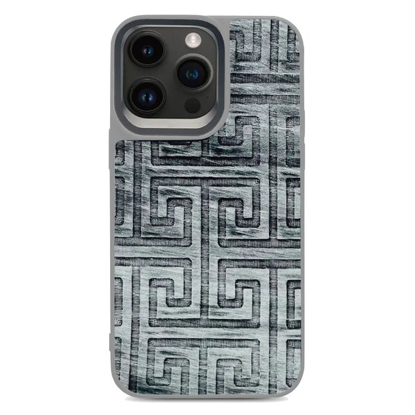 Maze-2Back Case - Silver