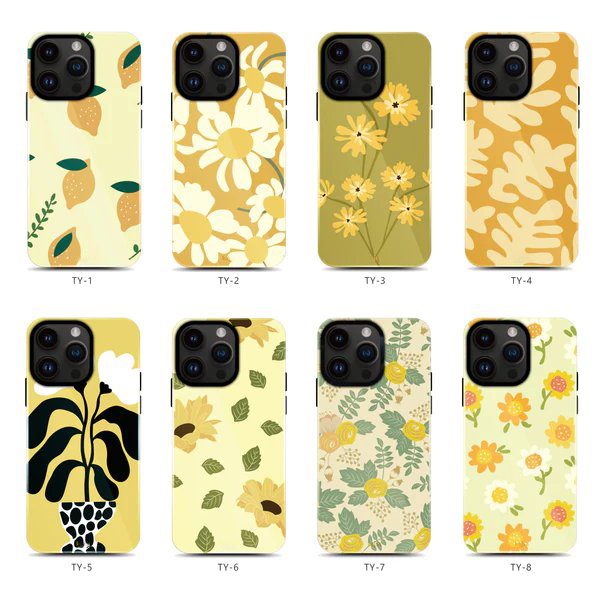 Floral Collection-TY 8 Back Case