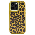 Leopard Pattern Back Case - Yellow