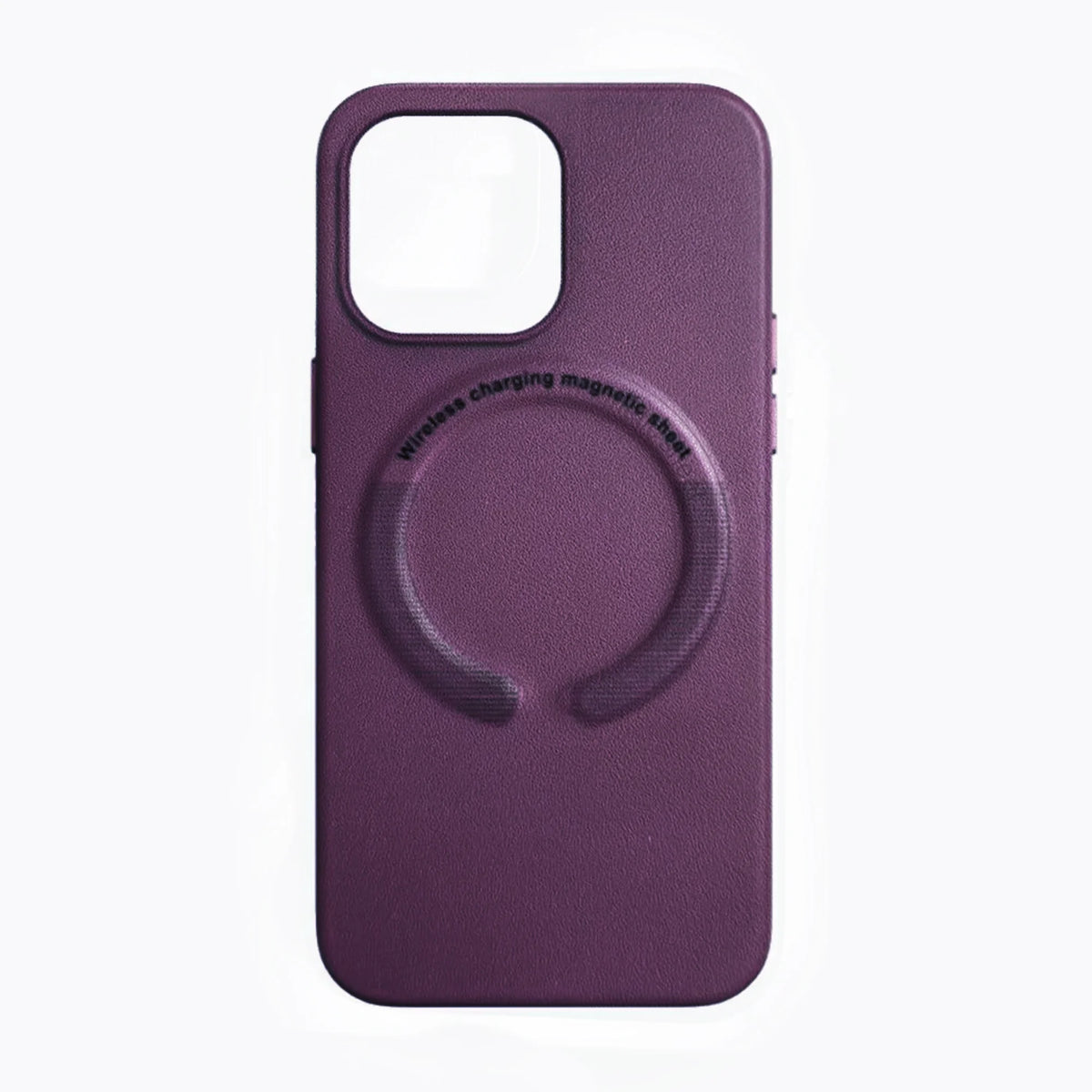 iPhone Leather Magsafe Case - Elderberry