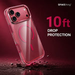 Spacething Armor MagSafe Case for iPhone 18 Pro - Burgundy