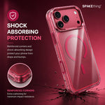 Spacething Armor MagSafe Case for iPhone 18 Pro - Burgundy