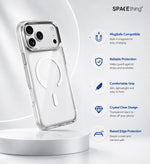 Spacething Armor MagSafe Case for iPhone 18 Pro Max - Silver
