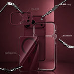 Spacething Defender MagSafe Case for iPhone 18 Pro Max - Burgundy