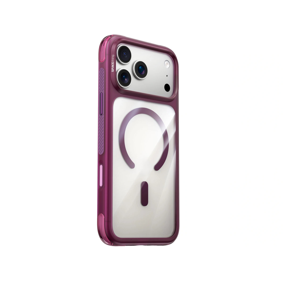 Spacething Fusion Guard MagSafe Case for iPhone 18 Pro - Burgundy