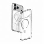 Spacething Minimal MagSafe Dark Cherry Case for iPhone 18 Pro Max - Clear