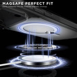 Spacething Minimal MagSafe Dark Cherry Case for iPhone 18 Pro Max - Clear