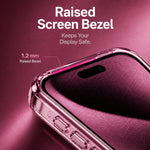 Spacething Minimal MagSafe Dark Cherry Case for iPhone 18 Pro Max - Burgundy