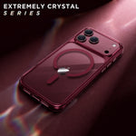Spacething Minimal MagSafe Dark Cherry Case for iPhone 18 Pro Max - Burgundy