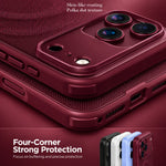 Spacething Snapmag MagSafe Case for iPhone 18 Pro - Burgundy
