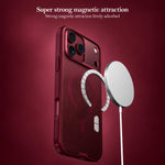Spacething Snapmag MagSafe Case for iPhone 18 Pro - Burgundy