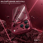 Spacething Titan Shield MagSafe Case for iPhone 18 Pro - Burgundy