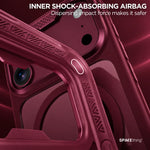 Spacething Titan Shield MagSafe Case for iPhone 18 Pro - Burgundy