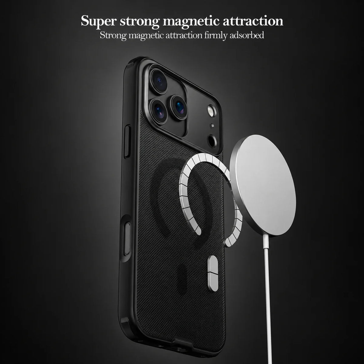 Spacething Snapmag MagSafe Case for iPhone 18 Pro - Black