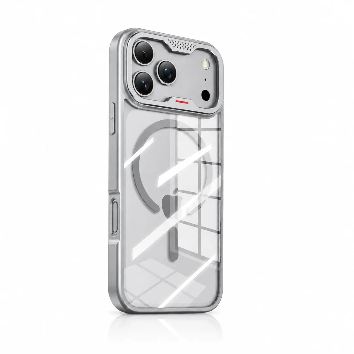 Spacething Titan Shield MagSafe Case for iPhone 18 Pro - Silver