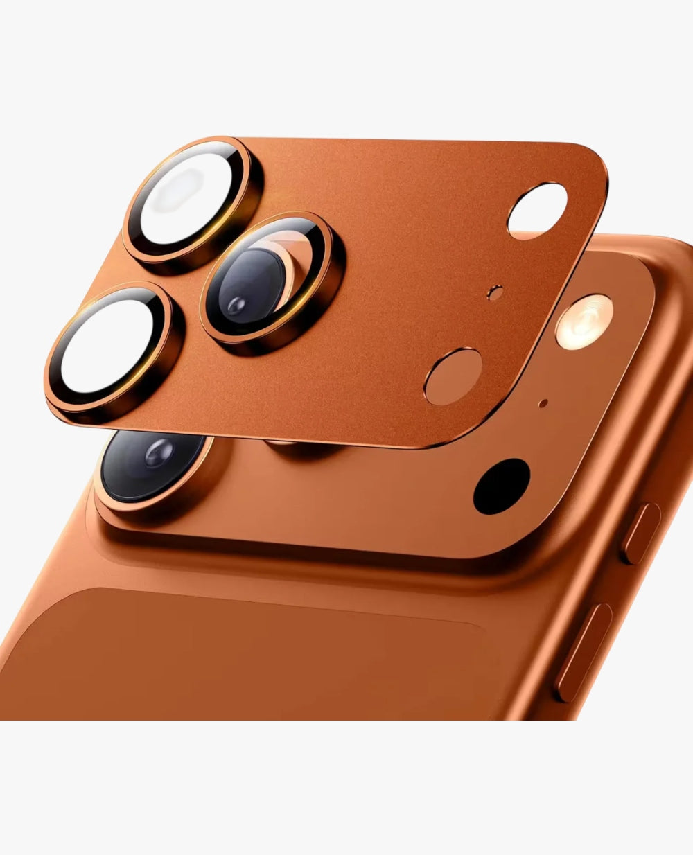 IceGuard Full Camera Metal Protector for - Orange 17 Pro Max