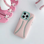 iPhone Baseball Leather Case - Pink