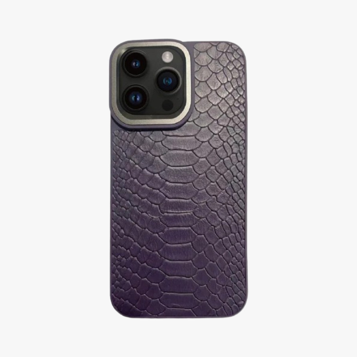 Snake Pattern Back Case - Purple