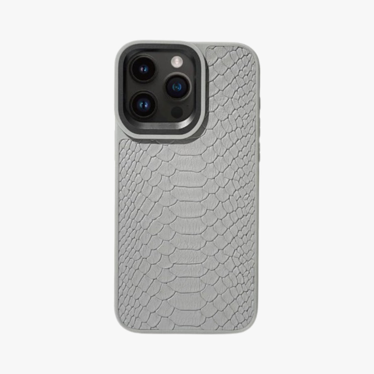 Snake Pattern Back Case - Grey